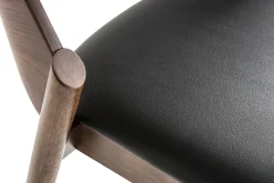 Miliboo Vintage-Stühle aus Walnuss und in Schwarz (2er-Set) AVALON* Design-stühle|Holzstühle