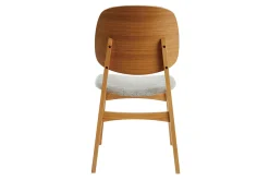 Miliboo Vintage-Stühle mit hellgrauem Stoff und hellem Holz (2er-Set) SOQUETTE* Design-stühle|Holzstühle