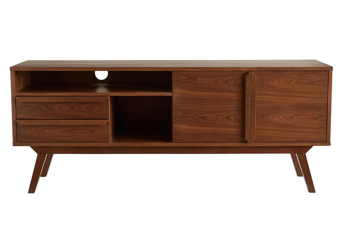 Miliboo Vintage-TV-Möbel Nussbaum L160 cm VOLVER* Tv-lowboards