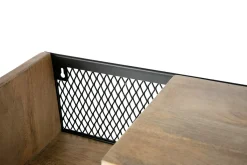 Miliboo Wandregal Industrie-Stil Mangoholz und Metall 90 cm RACK* Bücherregale|Bücherregale