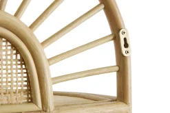 Miliboo Wandregale aus naturfarbenem Rattan und Rohrgeflecht B40 cm (2er Set) BOW* Nachttische|Wandregale