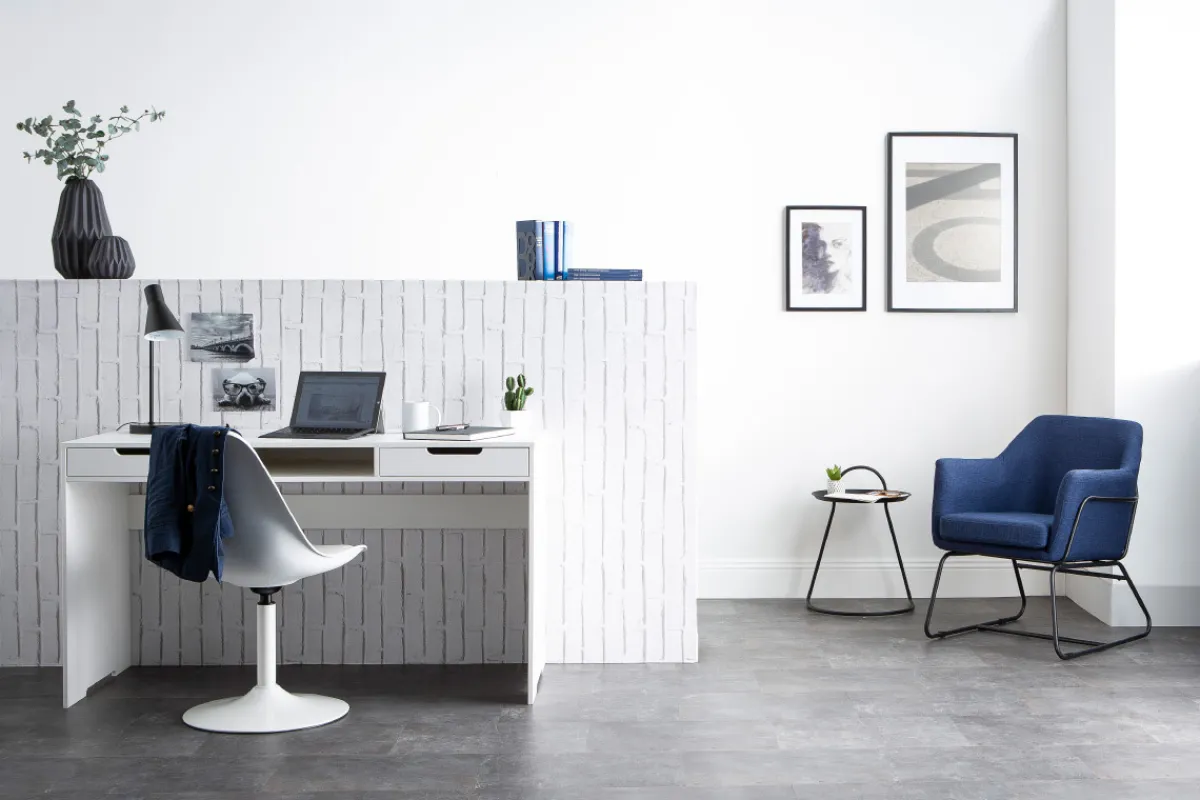 Miliboo Weißer Drehstuhl STEEVY V2* Design-stühle