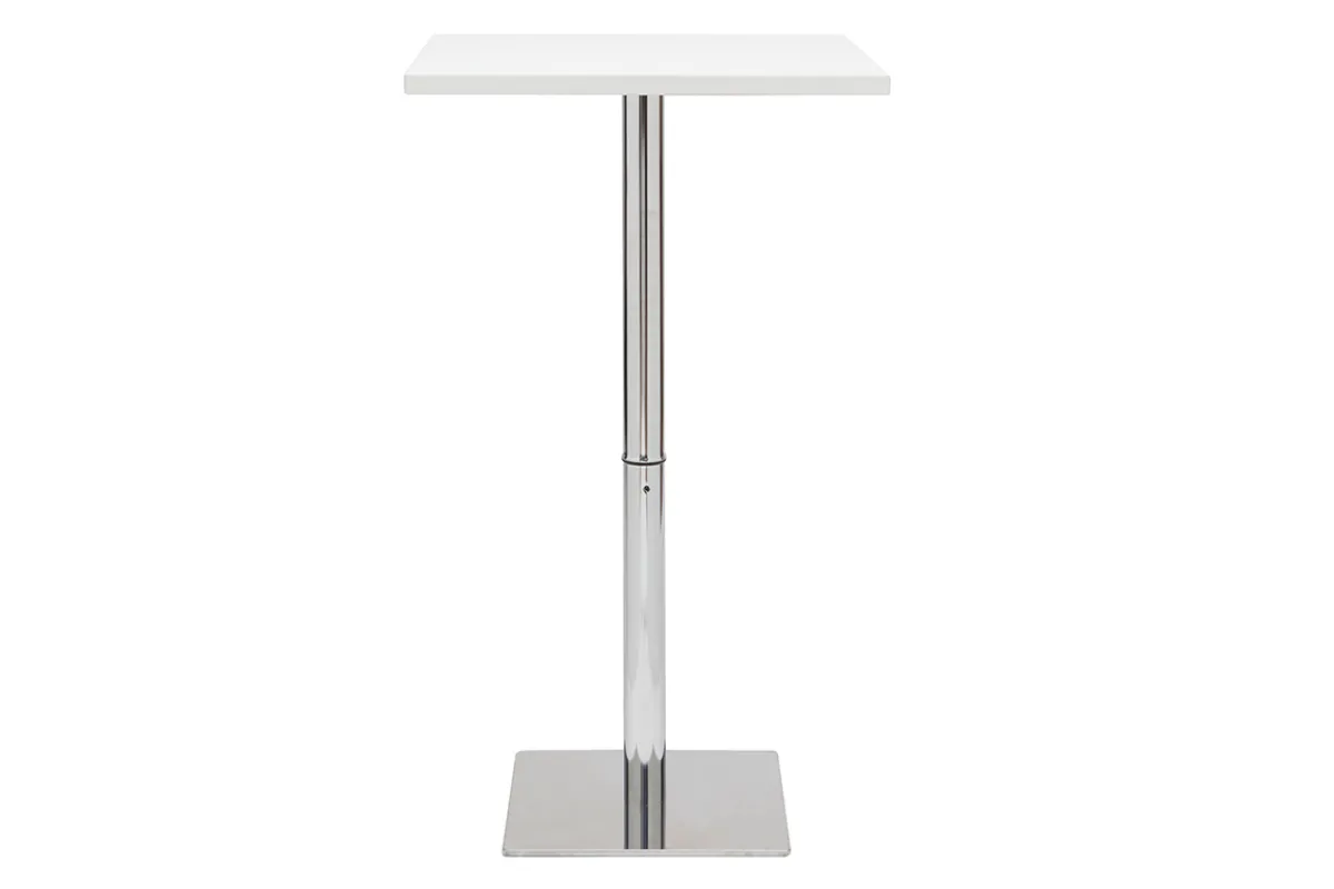Miliboo Weißer quadratischer Design-Bartisch JACK* Bartische/ Bar