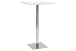 Miliboo Weißer quadratischer Design-Bartisch JACK* Bartische/ Bar