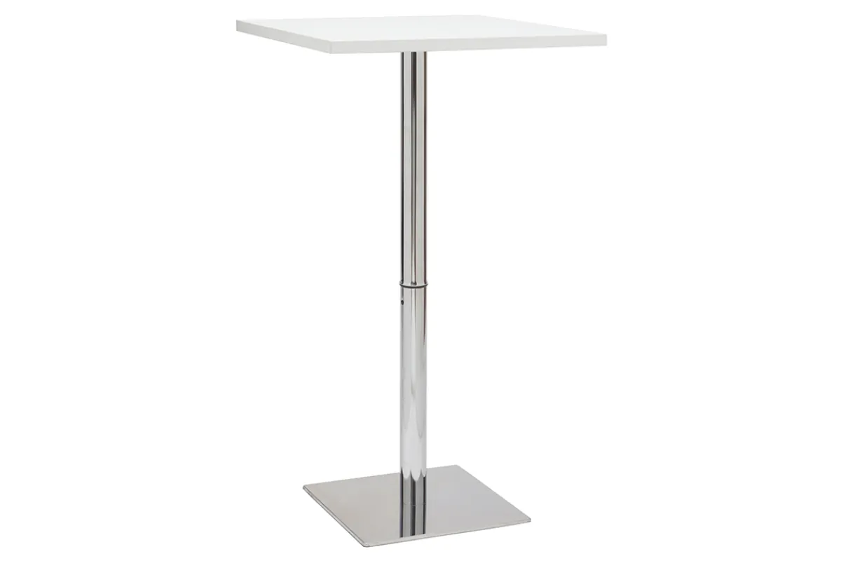 Miliboo Weißer quadratischer Design-Bartisch JACK* Bartische/ Bar