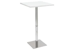 Miliboo Weißer quadratischer Design-Bartisch JACK* Bartische/ Bar