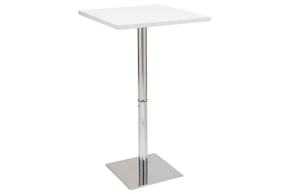 Miliboo Weißer quadratischer Design-Bartisch JACK* Bartische/ Bar