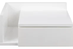 Miliboo Weißer Wand-Nachttisch mit Schublade B40 cm NASTY* Nachttische