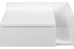 Miliboo Weißer Wand-Nachttisch mit Schublade B40 cm NASTY* Nachttische