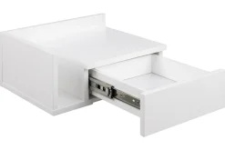 Miliboo Weißer Wand-Nachttisch mit Schublade B40 cm NASTY* Nachttische