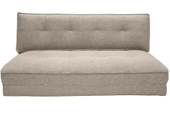 Miliboo Zweisitzer-Relaxsessel aus taupefarbenem Stoff SALLY* Schlafsessel
