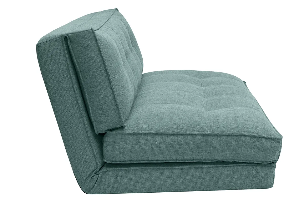 Miliboo Zweisitzer-Schlafsofa aus grauem Stoff SALLY* Schlafsessel